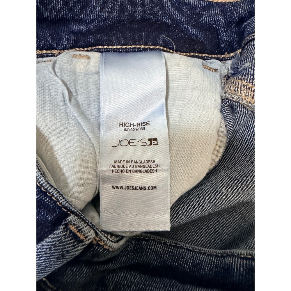 Joes Jeans Womens High Rise Straight Leg IndigoDenim Jeans Size 30 - Picture 4 of 10
